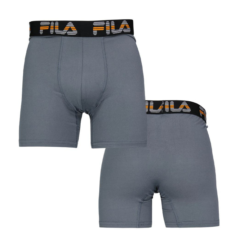 FILA - Lot de 4 boxers en élasthanne pour hommes (FM412BXPB13 999) 