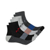 FILA - Men's 6 Pack Athletic Lifestyle Crew Socks (FW0142)