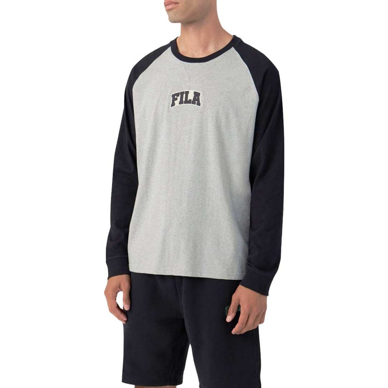 FILA - Men's Chet Raglan Crew Long Sleeve T-Shirt (LM23D554 064)