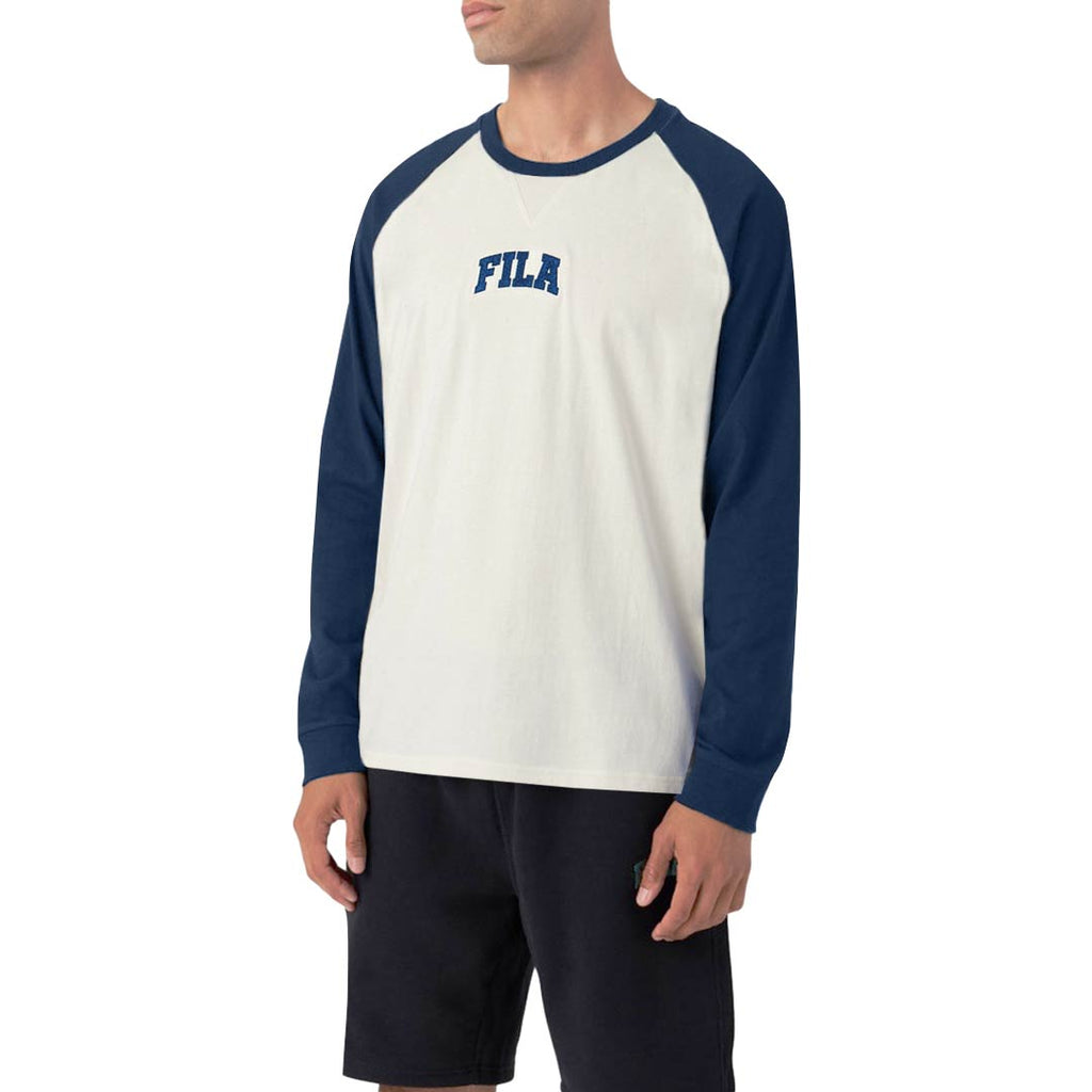 FILA - Men's Chet Raglan Crew Long Sleeve T-Shirt (LM23D554 132)