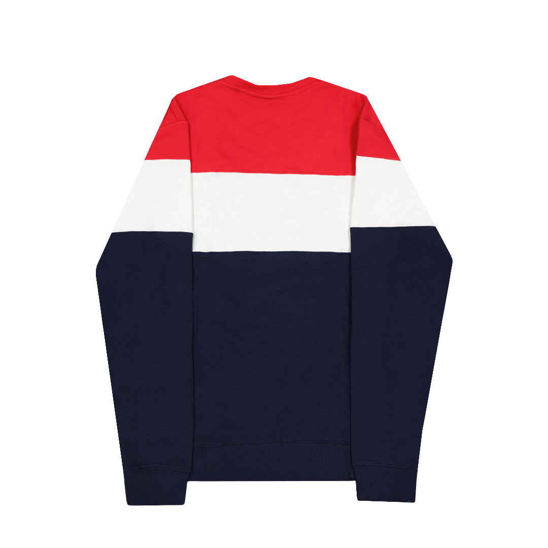 Fila Sweatshirt Fila Straight Blocked Crew Crewneck Felpa Fila