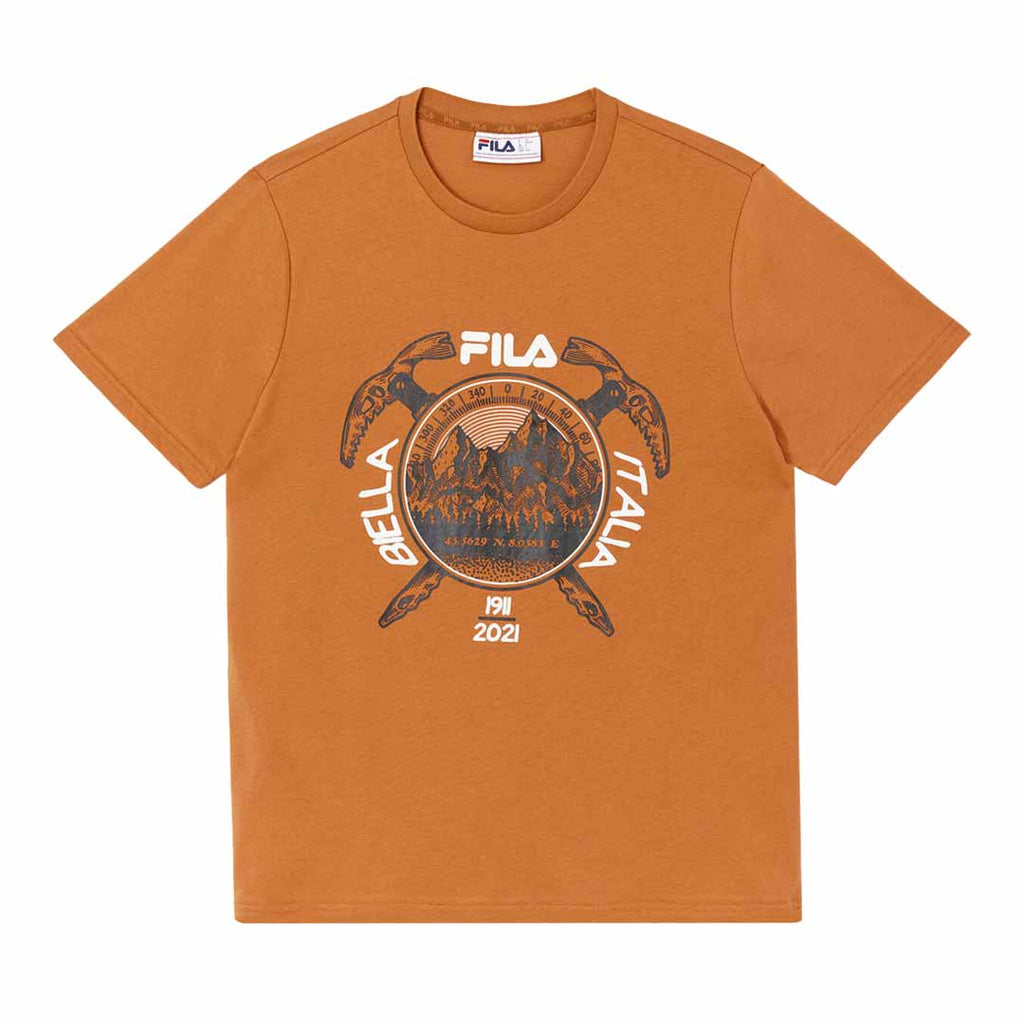 Beige fila shirt hot sale