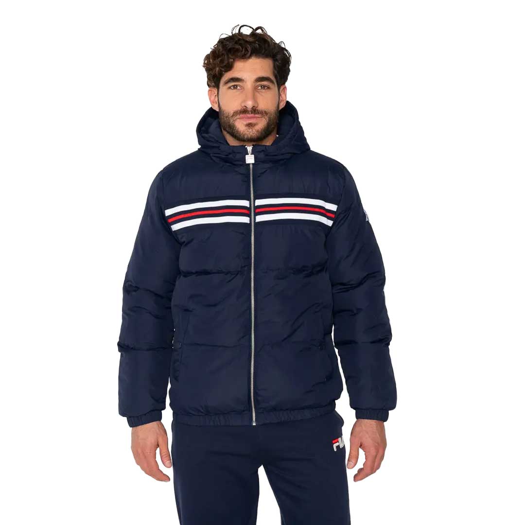 Navy blue fila jacket hotsell