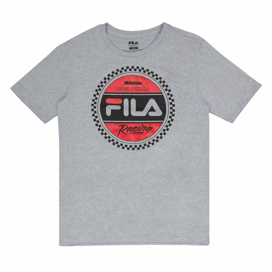 FILA Men s Neo T Shirt LM21D433 036 Gry Red Blk M