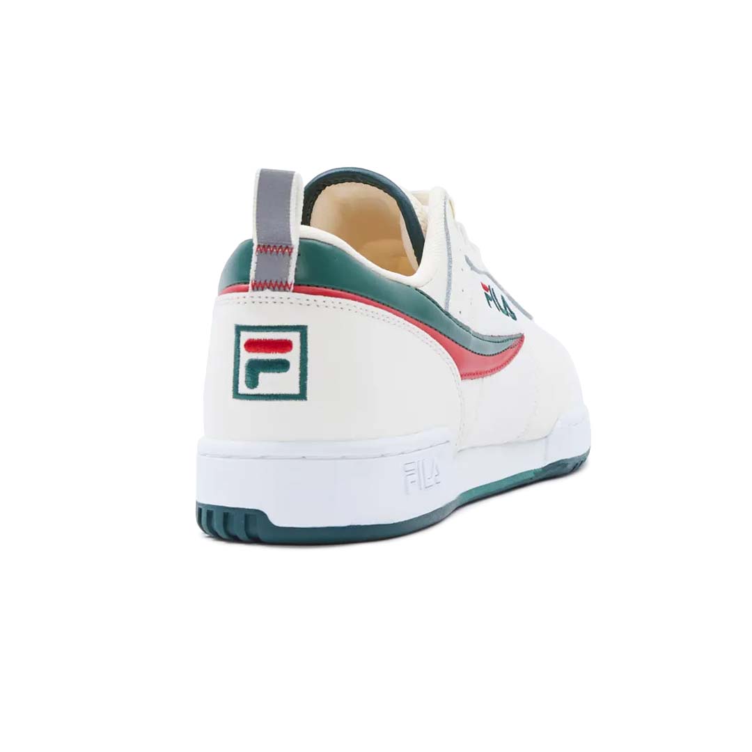 Fila white green discount red
