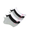 FILA - Women's 6 Pack Flat Knit Low Cut Socks (8297P2 ASST)