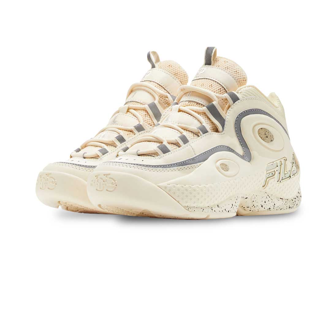 Fila shoes white and gold sales