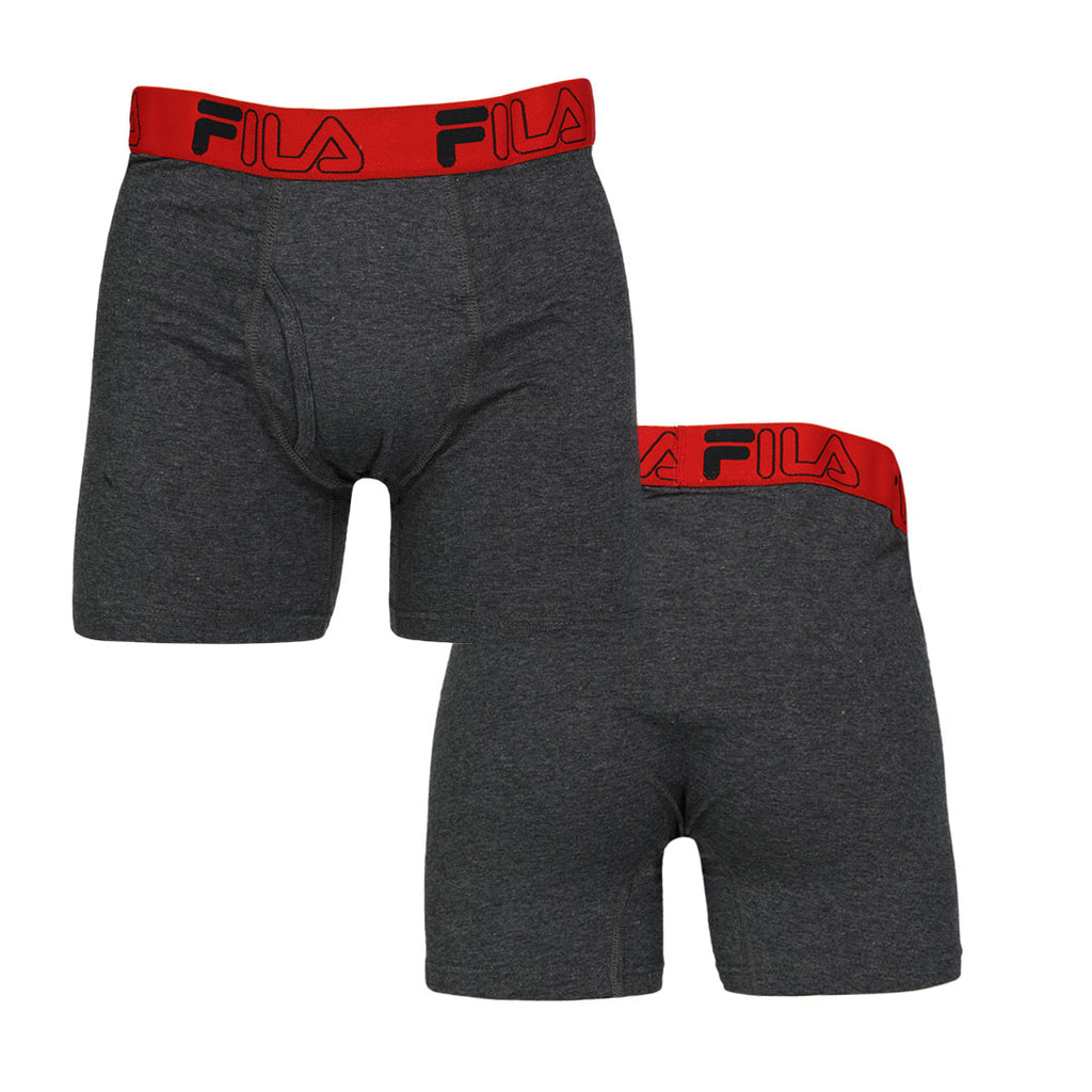 FILA - Lot de 4 boxers pour hommes (FM312BXCS28 001) 