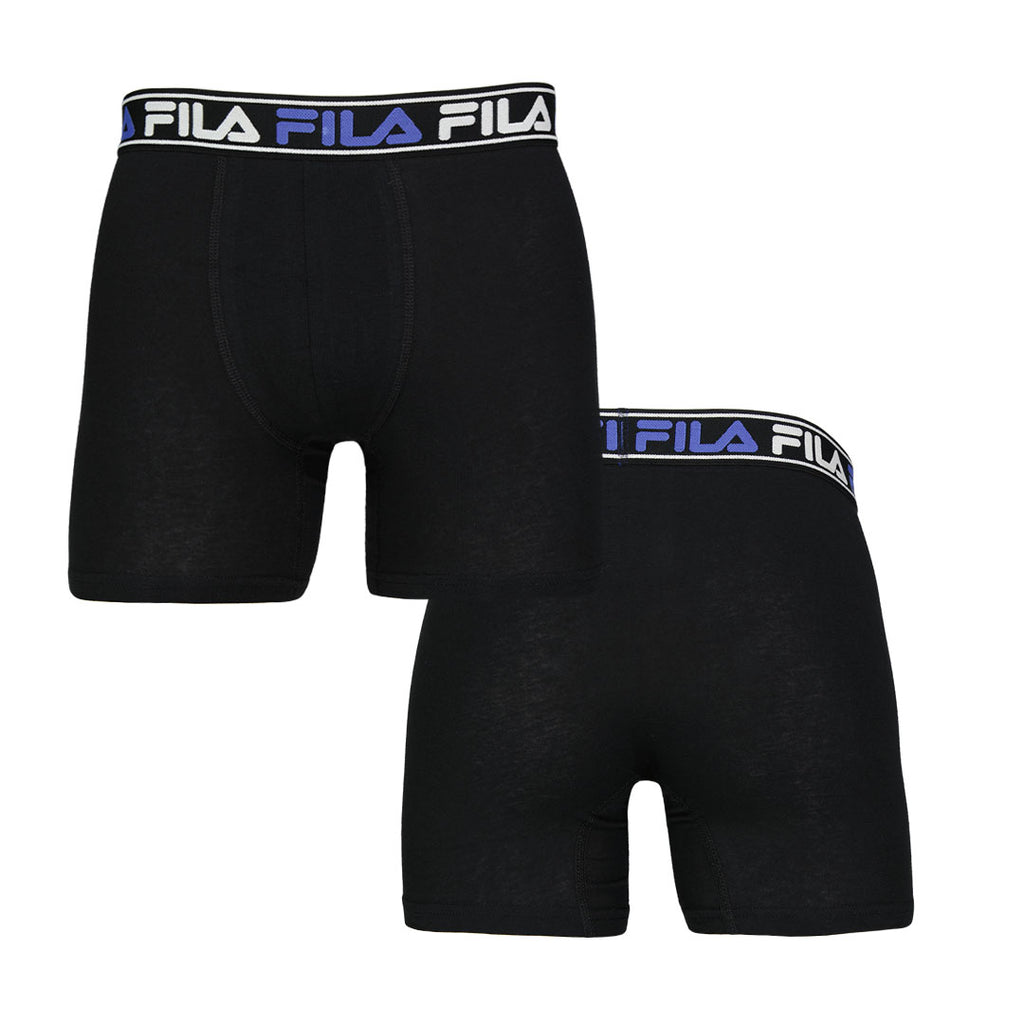 FILA - Lot de 4 boxers pour hommes (FM412BXCS15 001) 
