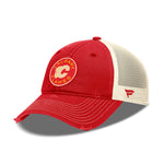 Fanatics - Calgary Flames Heritage Classic Authentic Pro Trucker Hat (02M0 5935 NHD 7US)