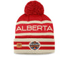 Fanatics - Tuque en tricot à revers avec pompon de l'équipe Heritage Classic des Flames de Calgary (02M3 448A NHD B0S) 