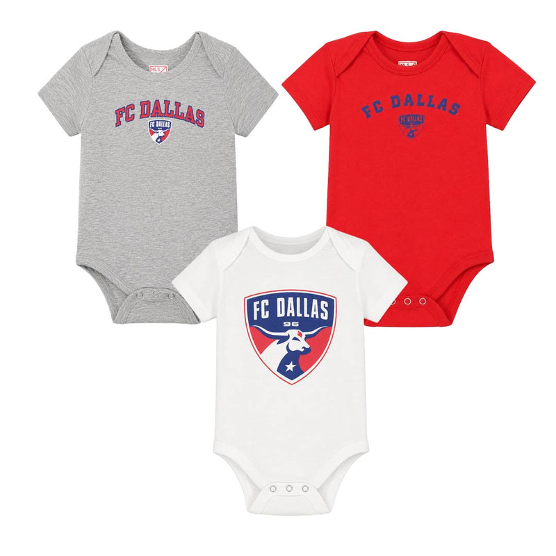 MLS - Kids' (Infant) FC Dallas 3-Piece Onesie Set (CP40 802F ESJ AI1)