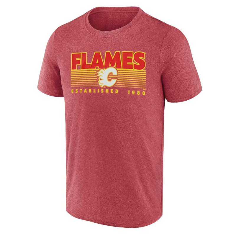 Fanatics - T-shirt des Flames de Calgary pour hommes (3R41 666A 2C 3OL) 