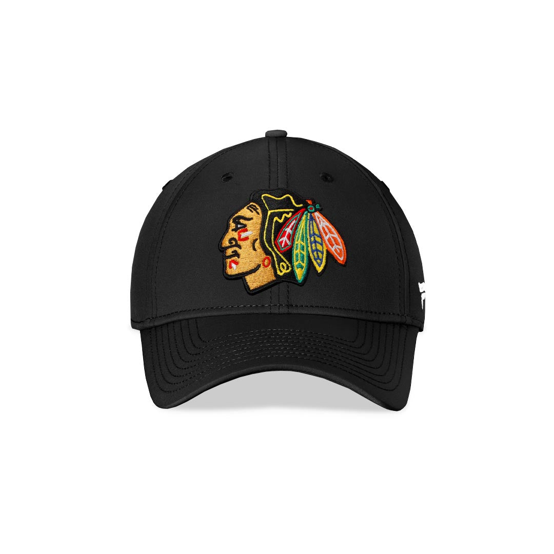 Fanatics - Men's Chicago Blackhawks Core Adjustable Cap (143A BLK