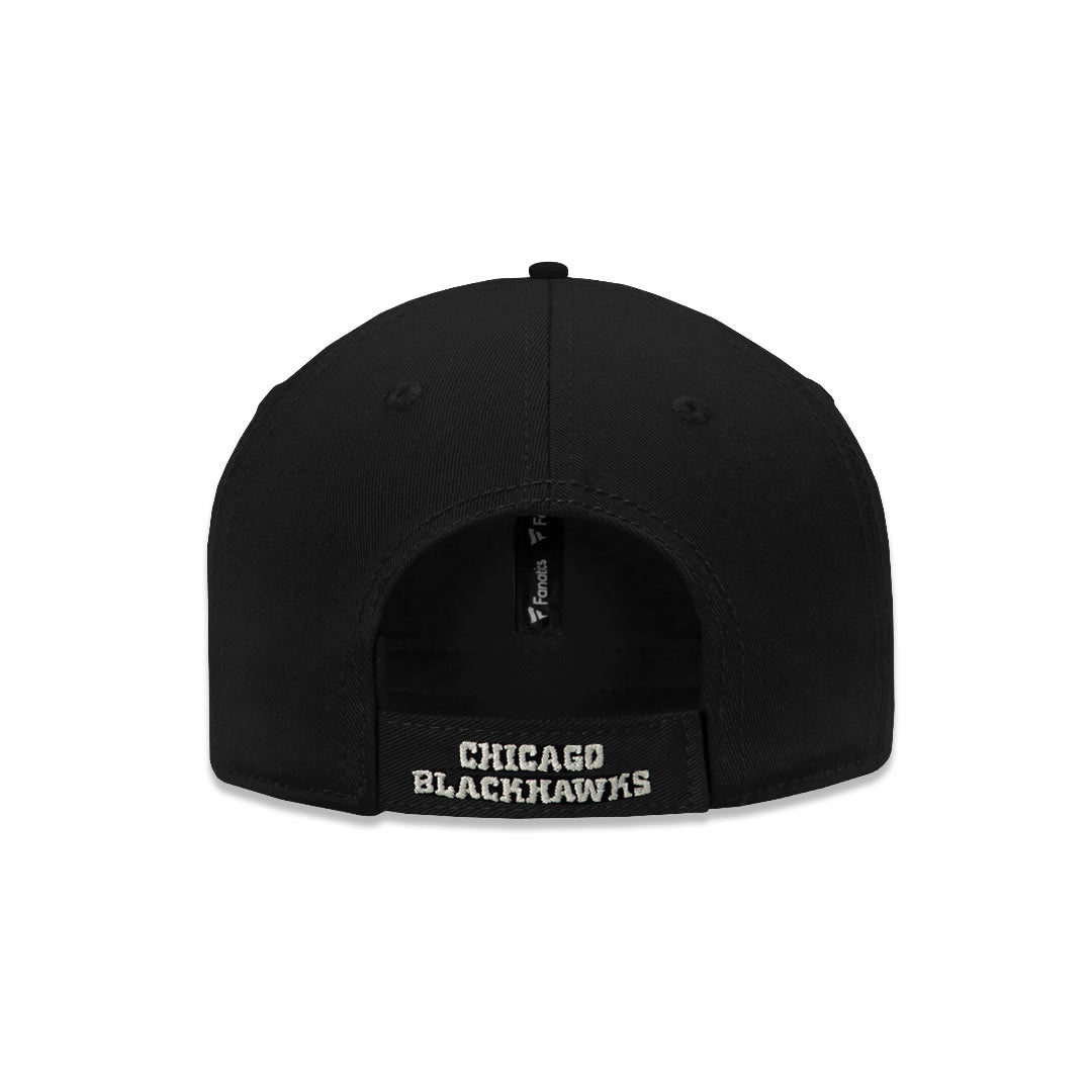 Fanatics - Men's Chicago Blackhawks Core Adjustable Cap (143A BLK