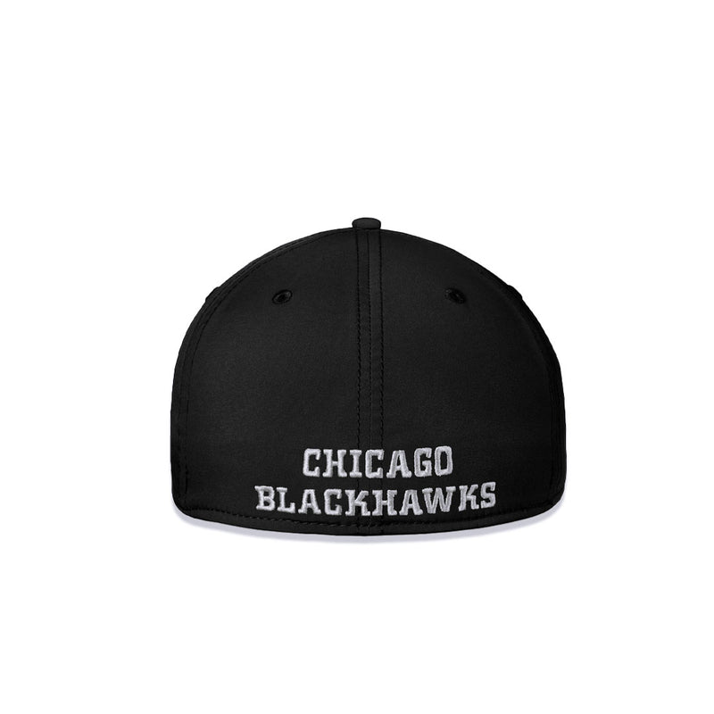Fanatics - Men's Chicago Blackhawks Logo Stretch Fit Hat (134A BLK 2AE AJT)