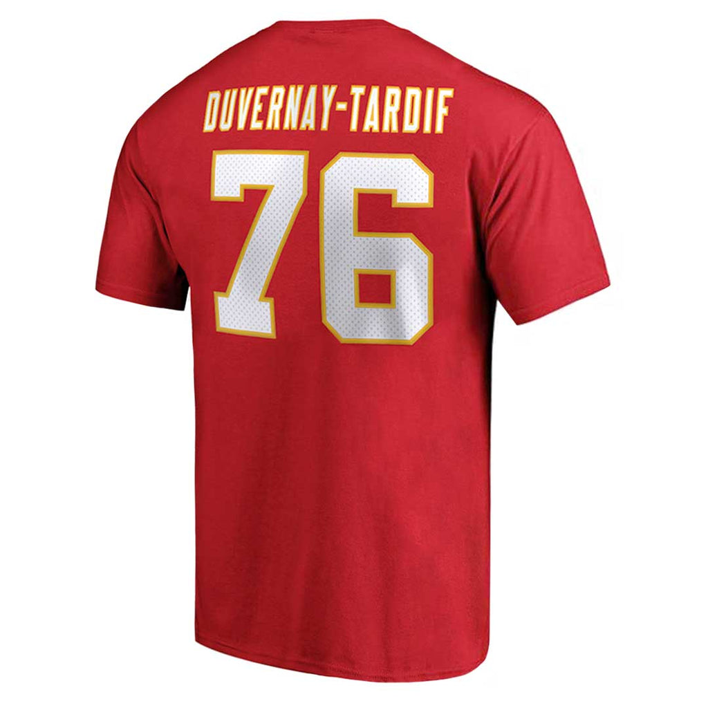 Fanatics - T-shirt Duvernay-Tardif des Chiefs de Kansas City pour hommes (QF6E 0484 7GF D2I) 