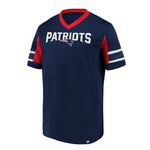 Fanatics - Men's New England Patriots Hashmark Logo T-Shirt (3Z06 4513 8K D48)