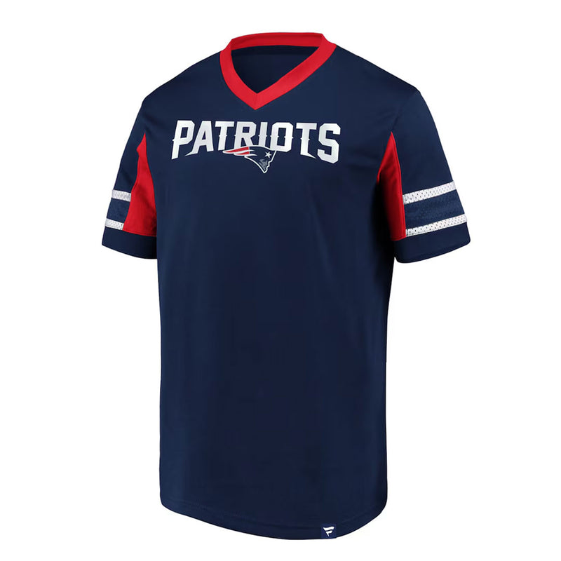 Fanatics - Men's New England Patriots Hashmark Logo T-Shirt (3Z06 4513 8K D48)