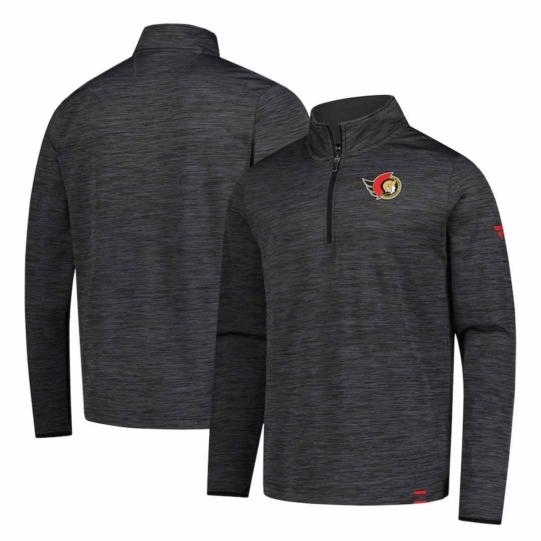 Fanatics - Men's Ottawa Senators Lightweight 1/4 Zip Sweater (00IE