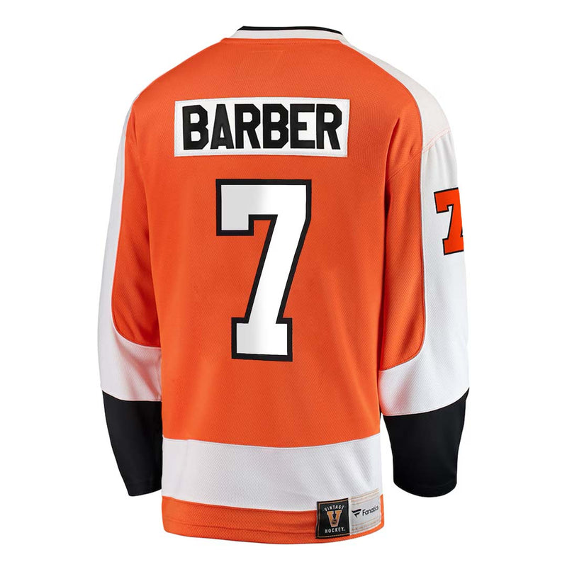 Fanatics - Men's Philadelphia Flyers Bill Barber Heritage Jersey (87VM V3JV V3J VHB)