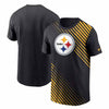 NFL - Men's Pittsburgh Steelers Striped Logo Short Sleeve T-Shirt (NKGW 00A 7L 079)