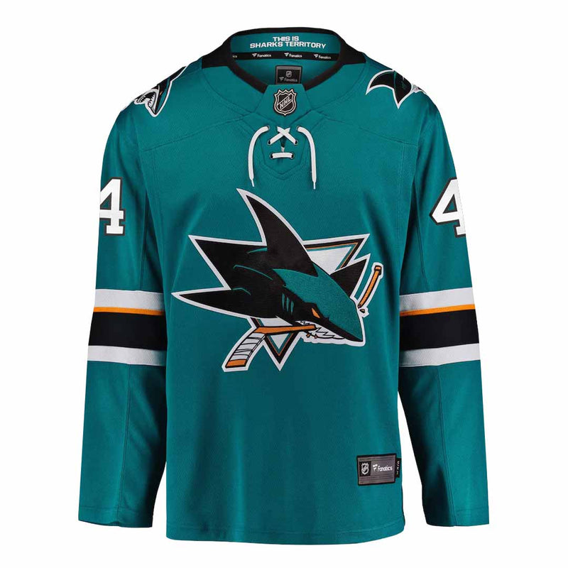 Fanatics - Men's San Jose Sharks Marc-Edouard Vlasic Breakaway Jersey (879M SSHH H3R V44)