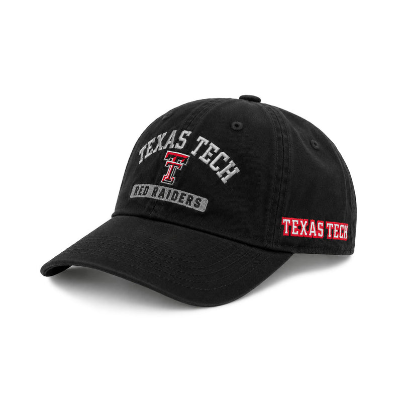 Men's Texas Tech Raiders Curved Adjustable Hat (SDC2 TXTC ADJ BLK)