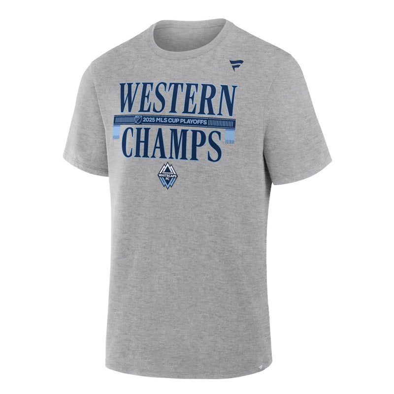 Fanatics - Men's Vancouver Whitecaps FC MLS Western Conference Champions Short Sleeve T-Shirt  (FM01 0103 E6X E6C)