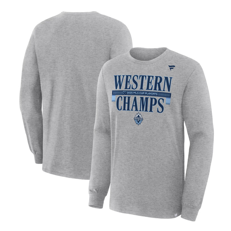Fanatics - Men's Vancouver Whitecaps MLS Western Conference Champions Long Sleeve T-Shirt (FM02 0103 E6X E6C)