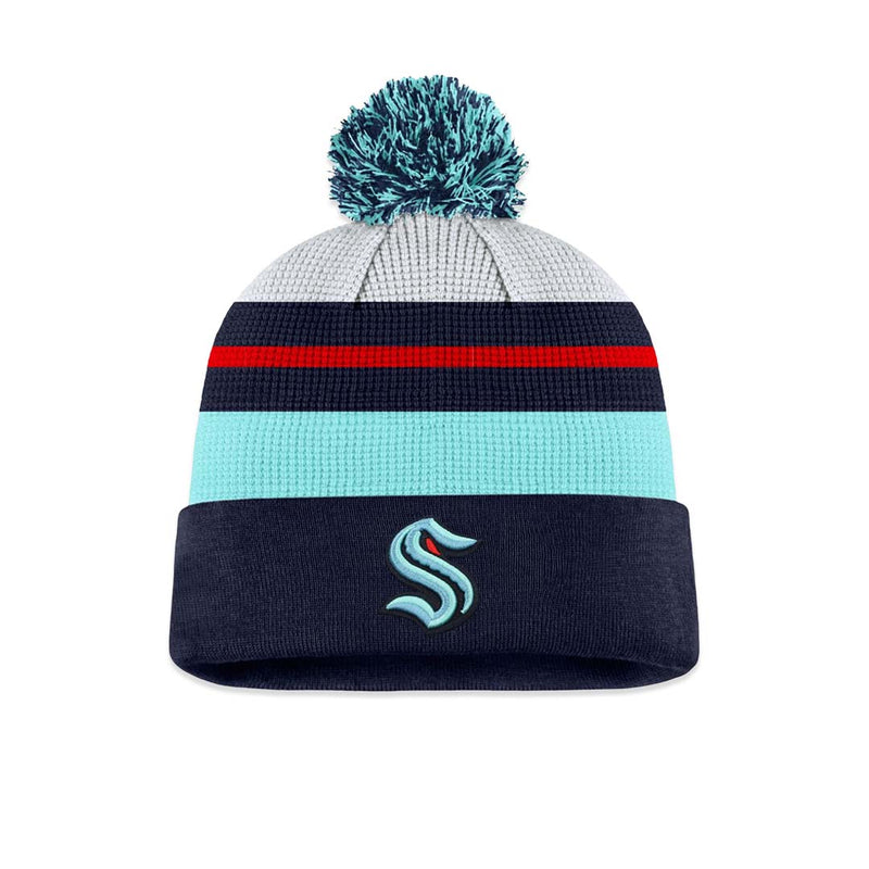 Fanatics - Seattle Kraken Cuffed Pom Beanie (19MN 4548 2GO JBV)
