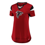 Fanatics - Women's Atlanta Falcons Draft Me Lace-Up T-Shirt (3Z25 A813 96 D6J)