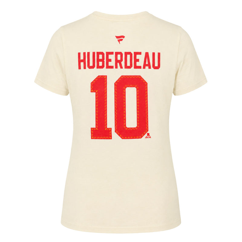 Fanatics - Women's Calgary Flames Jonathan Huberdeau Short Sleeve T-Shirt (3R52 6001 HH1 T85)