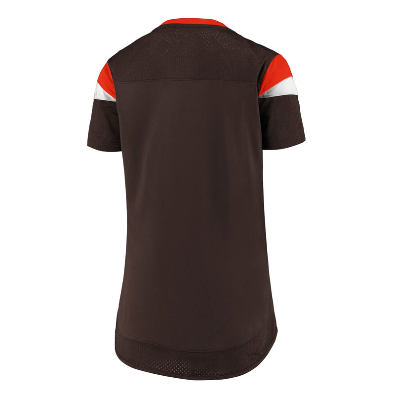 Fanatics - Women's Cleveland Browns Draft Me Lace-Up T-Shirt (3Z25 A815 93 D6J)