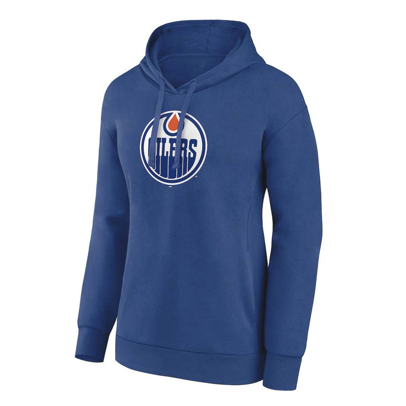 Fanatics - Women's Edmonton Oilers Fleece Pullover Hoodie (00KC 8421 2GI 71M)