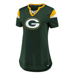 Fanatics - Women's Green Bay Packers Aaron Rodgers Draft Me Lace-Up T-Shirt (3Z25 A817 7TF 2DA)
