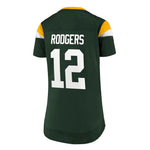 Fanatics - Women's Green Bay Packers Aaron Rodgers Draft Me Lace-Up T-Shirt (3Z25 A817 7TF 2DA)