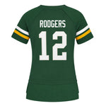 Fanatics - Women's Green Bay Packers Aaron Rodgers Lace Up T-Shirt (MABE-PACKERS-RODGERS-LACEUP)