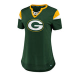 Fanatics - Women's Green Bay Packers Draft Me Lace-Up T-Shirt (3Z25 A817 7T D6J)