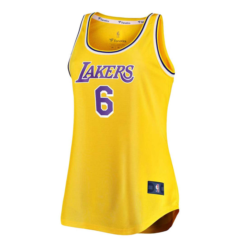 Fanatics - Women's Los Angeles Lakers Lebron James Fast Break Tank Jersey (462W LAKR 5M3 ZAY)
