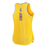 Fanatics - Women's Los Angeles Lakers Lebron James Fast Break Tank Jersey (462W LAKR 5M3 ZAY)
