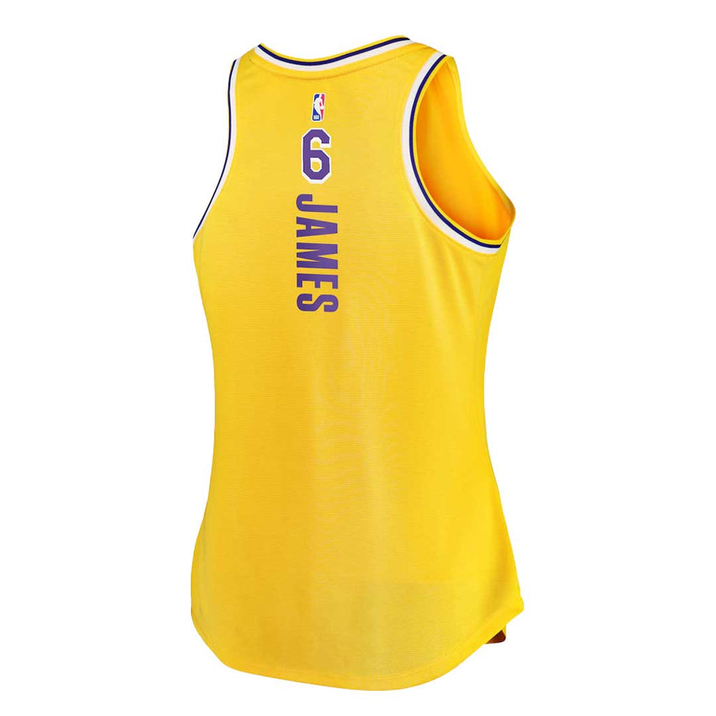 Fanatics - Women's Los Angeles Lakers Lebron James Fast Break Tank Jersey (462W LAKR 5M3 ZAY)