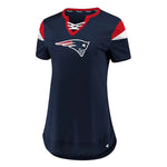 Fanatics - Women's New England Patriots Draft Me Lace-Up T-Shirt (3Z25 A788 8K D6J)