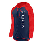 Fanatics - Women's New England Patriots Forever Fan Full-Zip Lightweight Hoodie (3AA6 4512 8K 80Z)
