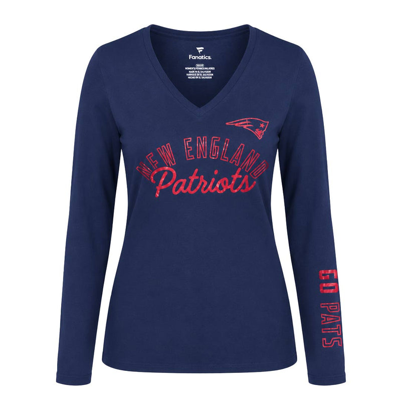 Fanatics - Women's New England Patriots Long Sleeve T-Shirt (3H10 4506 8K D9V)