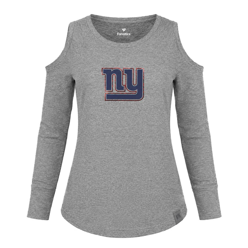 Fanatics - Women's New York Giants Cutout Long Sleeve T-Shirt (MAE3 717V 8I 7YR)