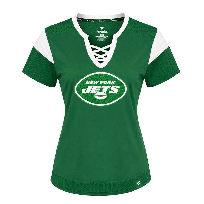 Fanatics - Women's New York Jets V-Neck Jersey (3Z25 A821 9Z D6J)