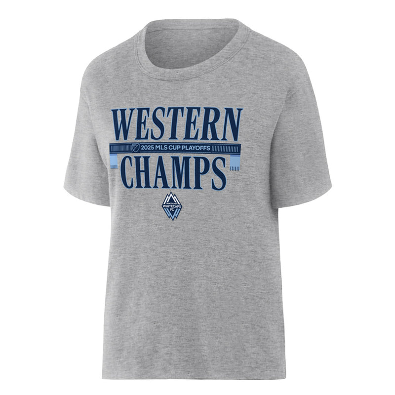 MLS - Women's Vancouver Whitecaps FC MLS Western Conference Champions Short Sleeve T-Shirt (YTH-WESTERN CHAMP-FC-TEE)