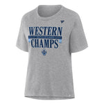 Fanatics - Women's Vancouver Whitecaps FC MLS Western Conference Champions T-Shirt (FW01 0103 E6X E6C)