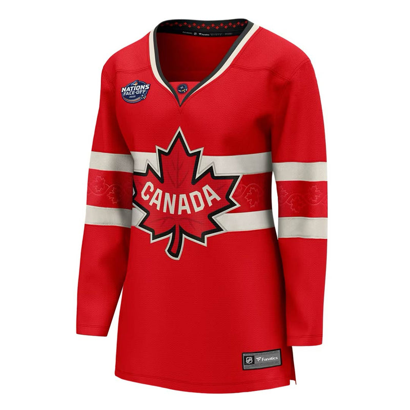 Fanatics - Women's Canada 2025 NHL 4 Nations Breakaway Jersey (87WE 0FVQ WCF NPC)